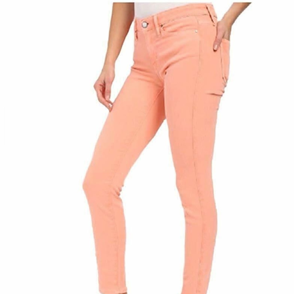 Calvin Klein Womens Ankle Skinny Jeans Chintz Rose